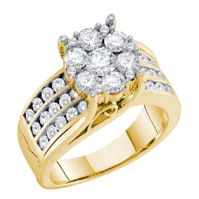 Rings gndatlanta 20CTDiamond FLOWER RING