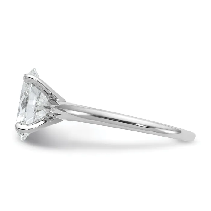Rings Goldia 14k White Gold 2 Ct Lab Grown Diamond VSSI G Oval Solitare Engagement Ring