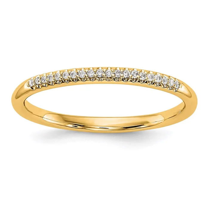 Rings Goldia 14K Yellow Gold Real Diamond Band