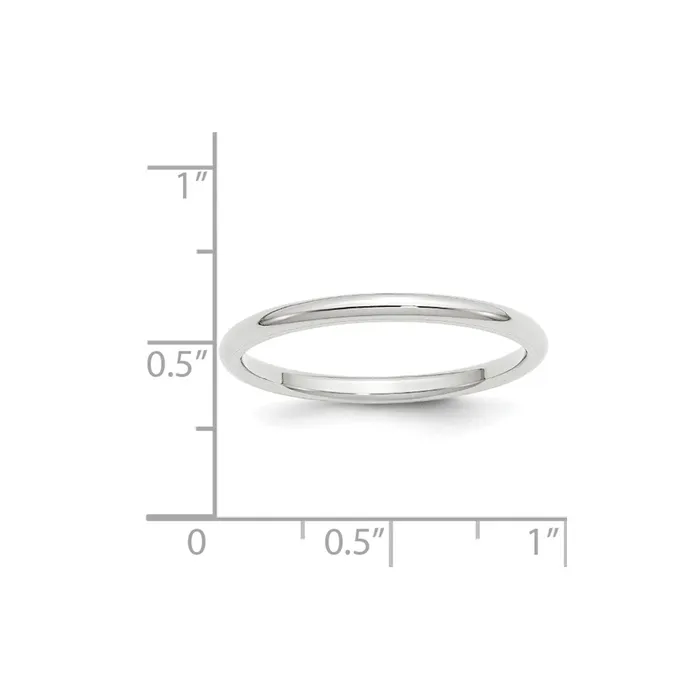 Rings Goldia Solid 10K White Gold 2mm Standard Comfort Fit MensWomens Wedding Band Ring Size 125 Rings Goldia Solid 10K White Gold 2mm Standard Comfort Fit MensWomens Wedding Band Ring Size 125