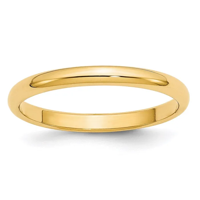 Rings Goldia Solid 10K Yellow Gold 25mm Half Round MensWomens Wedding Band Ring Size 45 Rings Goldia Solid 10K Yellow Gold 25mm Half Round MensWomens Wedding Band Ring Size 45
