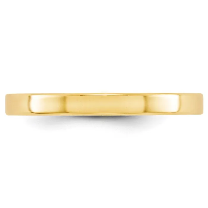 Rings Goldia Solid 10K Yellow Gold 25mm Light Weight Flat MensWomens Wedding Band Ring Size 125 Rings Goldia Solid 10K Yellow Gold 25mm Light Weight Flat MensWomens Wedding Band Ring Size 125