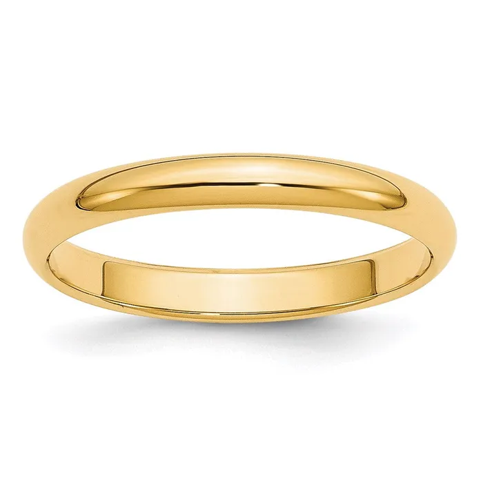 Rings Goldia Solid 10K Yellow Gold 3mm HalfRound Wedding MensWomens Wedding Band Ring Size 12 Rings Goldia Solid 10K Yellow Gold 3mm HalfRound Wedding MensWomens Wedding Band Ring Size 12