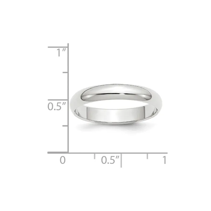 Rings Goldia Solid 10K Yellow Gold White Gold 4mm HalfRound MensWomens Wedding Band Ring Size 5 Rings Goldia Solid 10K Yellow Gold White Gold 4mm HalfRound MensWomens Wedding Band Ring Size 5