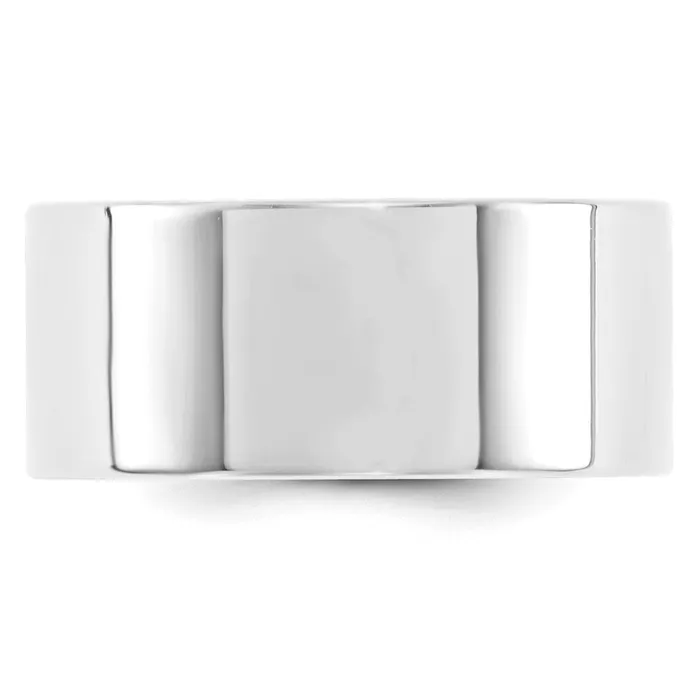 Rings Goldia Solid 14K White Gold 10mm Standard Flat Comfort Fit MensWomens Wedding Band Ring Size 115 Rings Goldia Solid 14K White Gold 10mm Standard Flat Comfort Fit MensWomens Wedding Band Ring Size 115