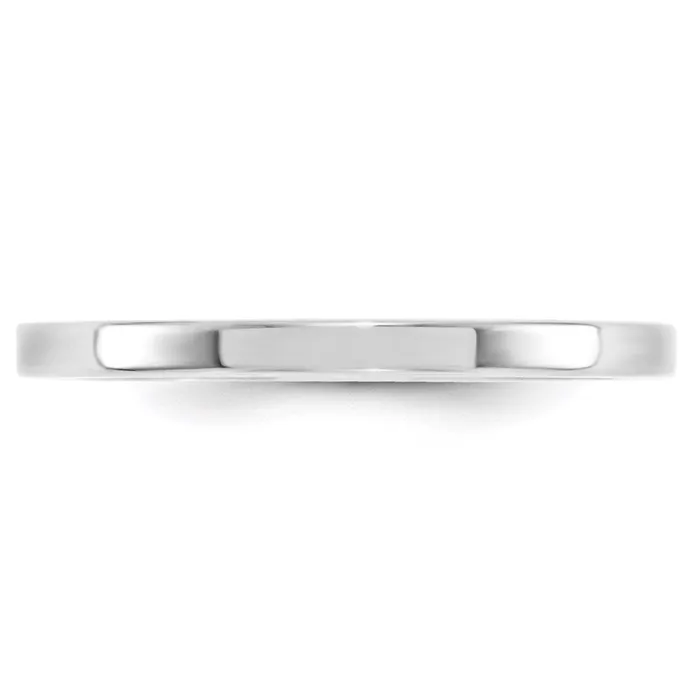 Rings Goldia Solid 14K White Gold 2mm Standard Flat Comfort Fit MensWomens Wedding Band Ring Size 135 Rings Goldia Solid 14K White Gold 2mm Standard Flat Comfort Fit MensWomens Wedding Band Ring Size 135