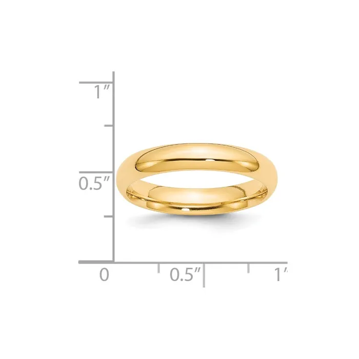 Rings Goldia Solid 14K Yellow Gold 4mm Comfort Fit MensWomens Wedding Band Ring Size 4 Rings Goldia Solid 14K Yellow Gold 4mm Comfort Fit MensWomens Wedding Band Ring Size 4