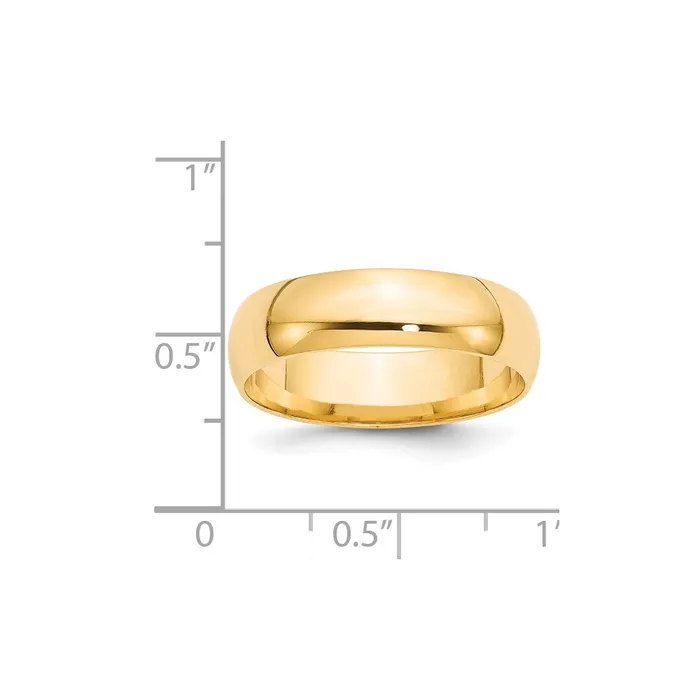 Rings Goldia Solid 14K Yellow Gold 6mm Light Weight Comfort Fit MensWomens Wedding Band Ring Size 5 Rings Goldia Solid 14K Yellow Gold 6mm Light Weight Comfort Fit MensWomens Wedding Band Ring Size 5