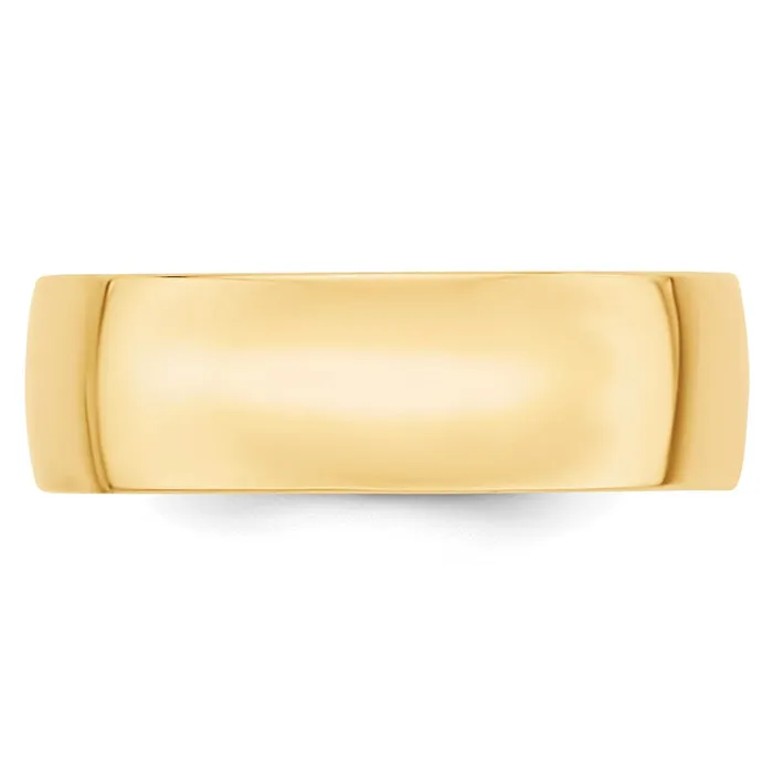 Rings Goldia Solid 14K Yellow Gold 7mm Light Weight Comfort Fit MensWomens Wedding Band Ring Size 45 Rings Goldia Solid 14K Yellow Gold 7mm Light Weight Comfort Fit MensWomens Wedding Band Ring Size 45