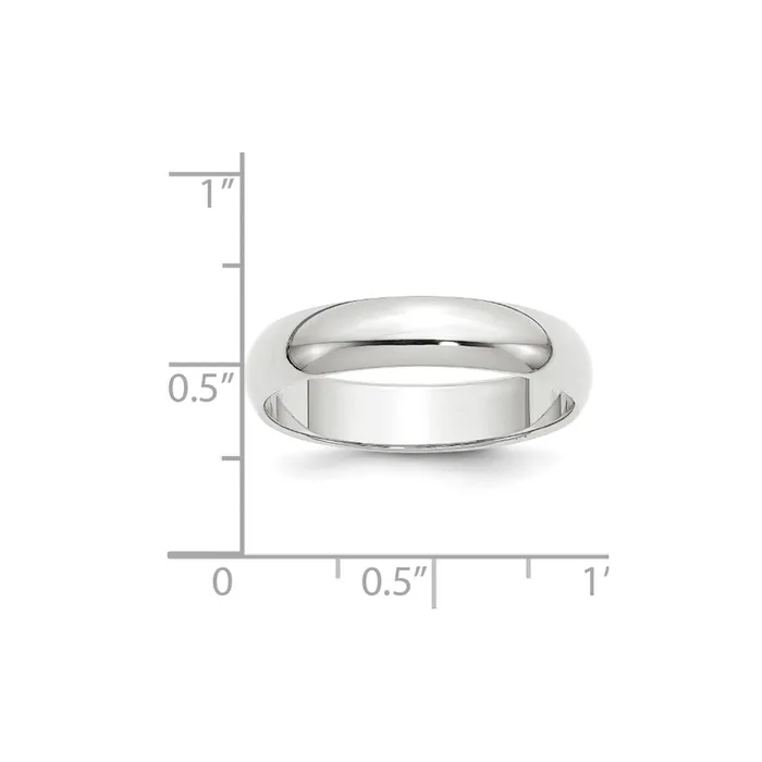 Rings Goldia Solid 14K Yellow Gold White Gold 5mm HalfRound MensWomens Wedding Band Ring Size 5 Rings Goldia Solid 14K Yellow Gold White Gold 5mm HalfRound MensWomens Wedding Band Ring Size 5