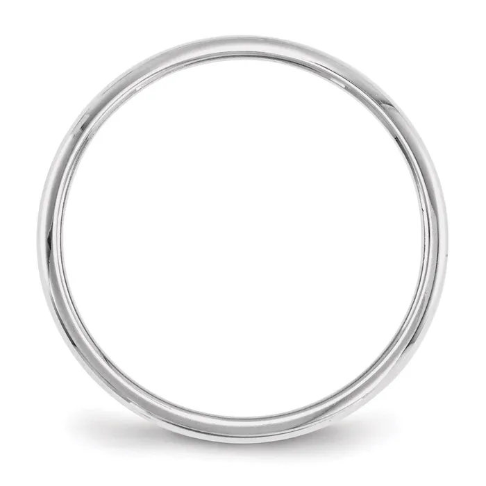 Rings Goldia Solid 18K White Gold 2mm Half Round MensWomens Wedding Band Ring Size 105 Rings Goldia Solid 18K White Gold 2mm Half Round MensWomens Wedding Band Ring Size 105