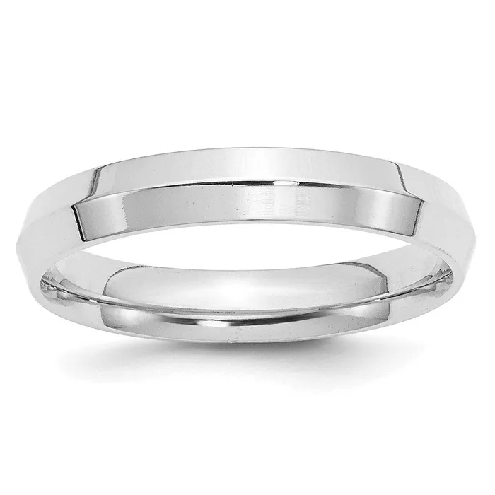 Rings Goldia Solid 18K White Gold 4mm Knife Edge Comfort Fit MensWomens Wedding Band Ring Size 11 Rings Goldia Solid 18K White Gold 4mm Knife Edge Comfort Fit MensWomens Wedding Band Ring Size 11