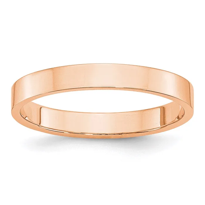 Rings Goldia Solid 18K Yellow Gold Rose Gold 3mm Light Weight Flat MensWomens Wedding Band Ring Size 11 Rings Goldia Solid 18K Yellow Gold Rose Gold 3mm Light Weight Flat MensWomens Wedding Band Ring Size 11