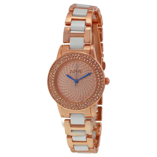 Rings JMS always Original August Steiner Crystal Glitz Rose GoldTone and White Ceramic Ladies Watch AS8052RG Rings JMS always Original August Steiner Crystal Glitz Rose GoldTone and White Ceramic Ladies Watch AS8052RG
