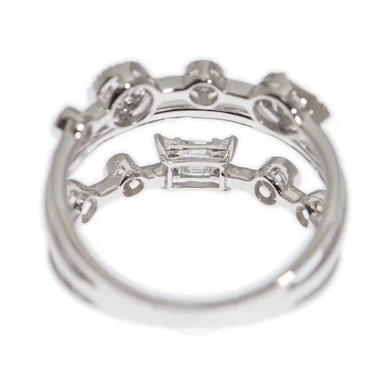 Rings JMS always Original New J Collection Ring W Diamond 2 Cdibag 004 Ct37 Rddi 048 Ct2 Tpditapa 004 Ct18kw 326 Gm 18kt White Gold Silver Rings JMS always Original New J Collection Ring W Diamond 2 Cdibag 004 Ct37 Rddi 048 Ct2 Tpditapa 004 Ct18kw 326 Gm 18kt White Gold Silver
