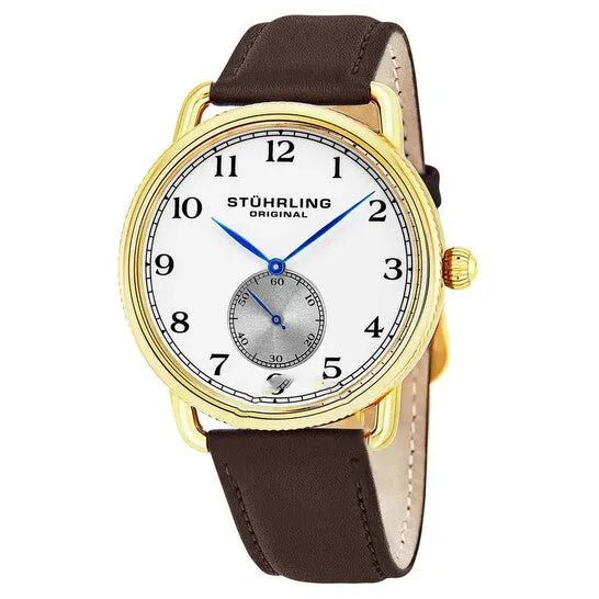 Rings JMS always Original Stuhrling Original Symphony Silvertone Dial Mens Watch M15245 Rings JMS always Original Stuhrling Original Symphony Silvertone Dial Mens Watch M15245