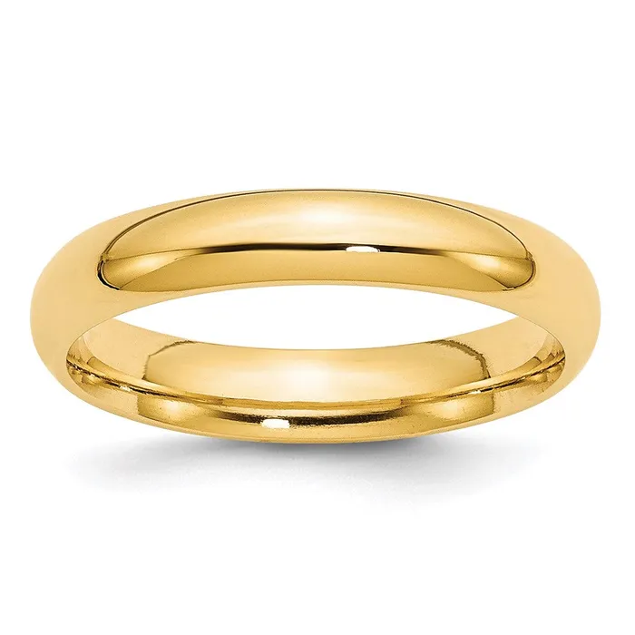 Rings Solid 10K Yellow Gold 4mm Comfort Fit MensWomens Wedding Band Ring Size 7 Goldia Rings Solid 10K Yellow Gold 4mm Comfort Fit MensWomens Wedding Band Ring Size 7 Goldia