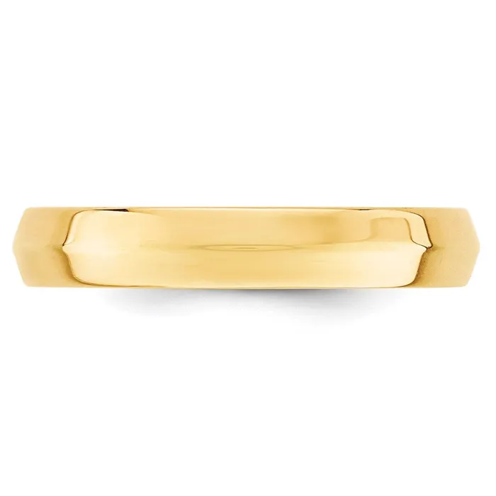 Rings Solid 18K Yellow Gold 4mm Knife Edge Comfort Fit MensWomens Wedding Band Ring Size 95 Goldia Rings Solid 18K Yellow Gold 4mm Knife Edge Comfort Fit MensWomens Wedding Band Ring Size 95 Goldia