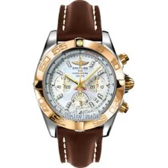 Watches JMS always Original Breitling Chronomat 44 Mother of Pearl Diamond Dial Brown Leather Automatic Mens Watch CB011012A698BRLT Watches JMS always Original Breitling Chronomat 44 Mother of Pearl Diamond Dial Brown Leather Automatic Mens Watch CB011012A698BRLT