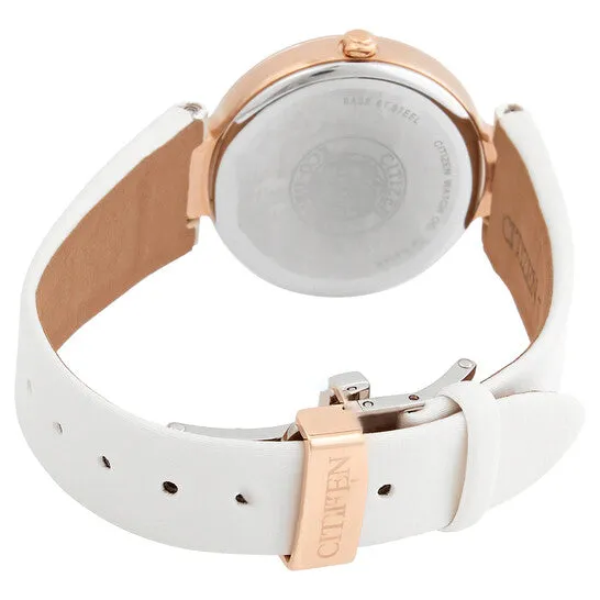 Watches JMS always Original Citizen Mother of Pearl Dial White Satin Ladies Watch EM085322D Watches JMS always Original Citizen Mother of Pearl Dial White Satin Ladies Watch EM085322D