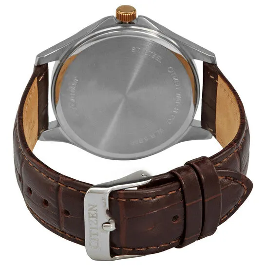 Watches JMS always Original Citizen Quartz Champagne Dial Brown Leather Mens Watch BF200929X Watches JMS always Original Citizen Quartz Champagne Dial Brown Leather Mens Watch BF200929X