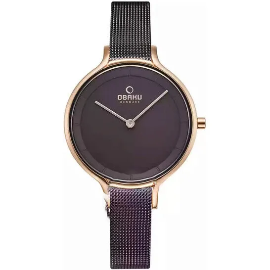 Watches JMS always Original Obaku Walnut Quartz Silver Dial Ladies Watch V228LXVNMN Watches JMS always Original Obaku Walnut Quartz Silver Dial Ladies Watch V228LXVNMN