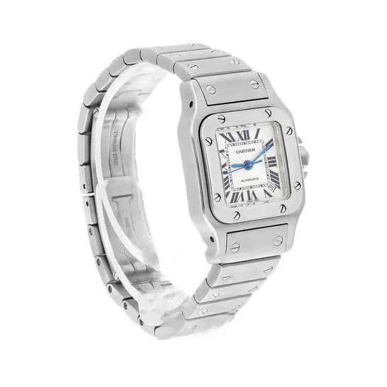 Watches JMS always Original Preowned Cartier Santos Automatic Silver Dial Ladies Watch W20054D6 Watches JMS always Original Preowned Cartier Santos Automatic Silver Dial Ladies Watch W20054D6