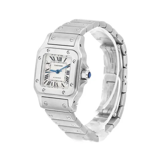 Watches JMS always Original Preowned Cartier Santos Automatic Silver Dial Ladies Watch W20054D6 Watches JMS always Original Preowned Cartier Santos Automatic Silver Dial Ladies Watch W20054D6