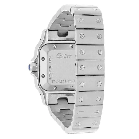 Watches JMS always Original Preowned Cartier Santos Automatic Silver Dial Ladies Watch W20054D6 Watches JMS always Original Preowned Cartier Santos Automatic Silver Dial Ladies Watch W20054D6