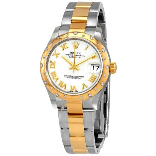 Watches JMS always Original Rolex Datejust 31 Automatic White Dial Ladies Steel and 18kt Yellow Gold Oyster Watch 278343WRO Watches JMS always Original Rolex Datejust 31 Automatic White Dial Ladies Steel and 18kt Yellow Gold Oyster Watch 278343WRO