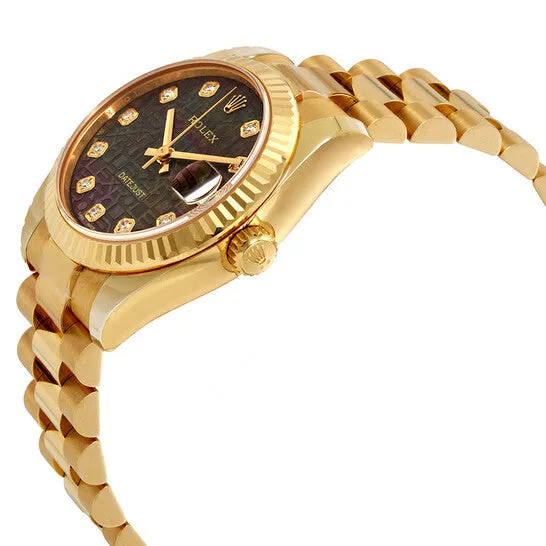 Watches JMS always Original Rolex Datejust 31 Black Mother of Pearl Jubilee Diamond Dial Ladies President Watch 178278BKMJDP Watches JMS always Original Rolex Datejust 31 Black Mother of Pearl Jubilee Diamond Dial Ladies President Watch 178278BKMJDP
