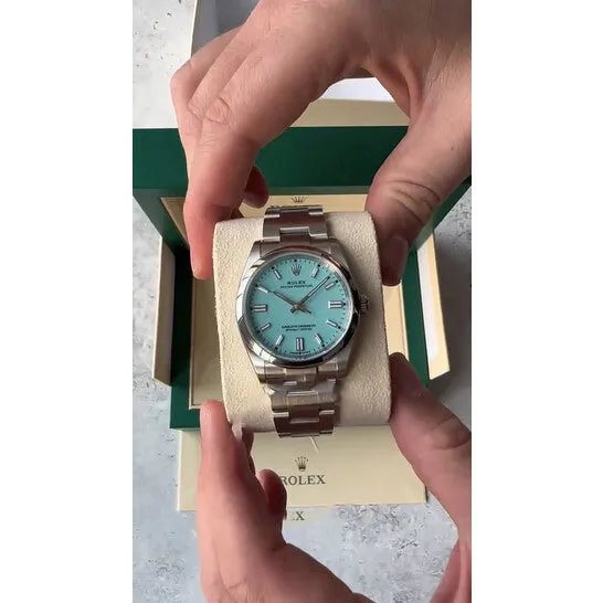 Watches JMS always Original Rolex Oyster Perpetual 36 Automatic Chronometer Tiffany Blue Dial Watch 126000TQBLSO