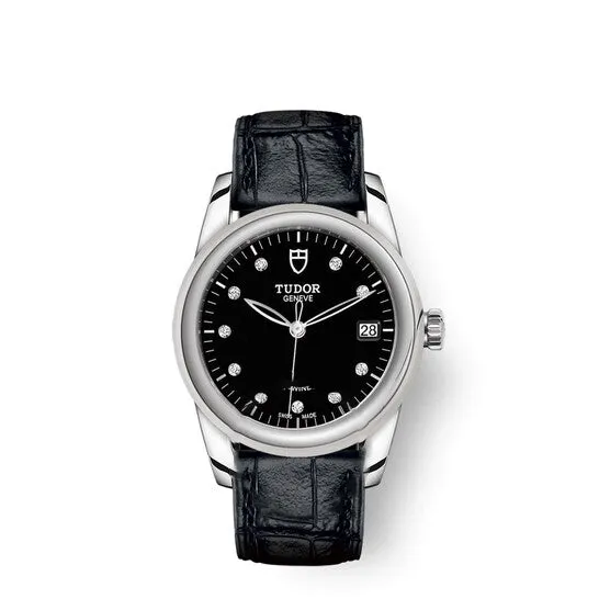 Watches JMS always Original Tudor Glamour Date Automatic Diamond Black Dial Watch 550000013 Watches JMS always Original Tudor Glamour Date Automatic Diamond Black Dial Watch 550000013