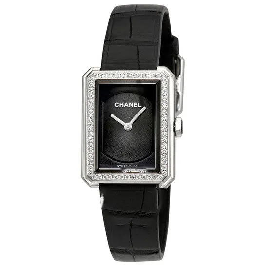 Watches Original Chanel BoyFriend Black Guilloche Dial Ladies Watch H4883 JMS always Watches Original Chanel BoyFriend Black Guilloche Dial Ladies Watch H4883 JMS always