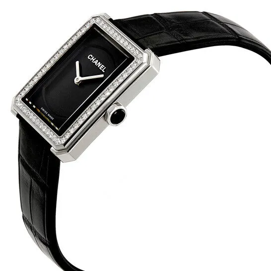 Watches Original Chanel BoyFriend Black Guilloche Dial Ladies Watch H4883 JMS always Watches Original Chanel BoyFriend Black Guilloche Dial Ladies Watch H4883 JMS always