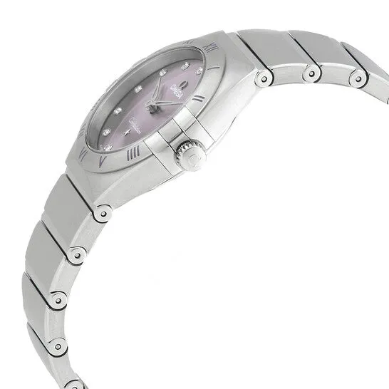 Watches Original Omega Constellation Quartz Diamond Purple Dial Ladies Watch 13110286060002 JMS always Watches Original Omega Constellation Quartz Diamond Purple Dial Ladies Watch 13110286060002 JMS always