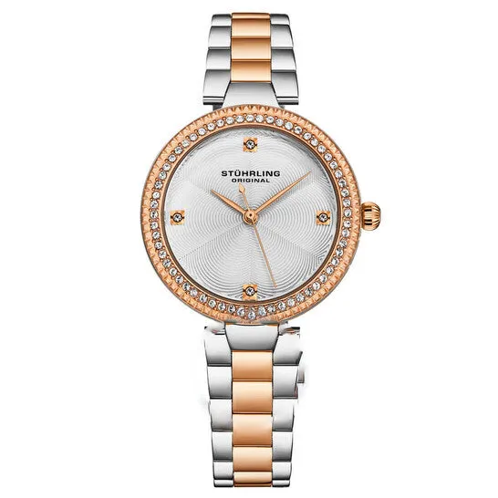 Watches Original Stuhrling Original Symphony Quartz Silver Dial Ladies Watch M18004 JMS always Watches Original Stuhrling Original Symphony Quartz Silver Dial Ladies Watch M18004 JMS always