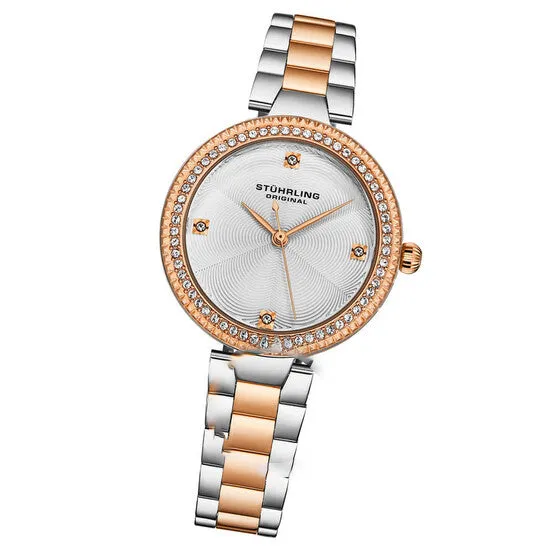 Watches Original Stuhrling Original Symphony Quartz Silver Dial Ladies Watch M18004 JMS always Watches Original Stuhrling Original Symphony Quartz Silver Dial Ladies Watch M18004 JMS always